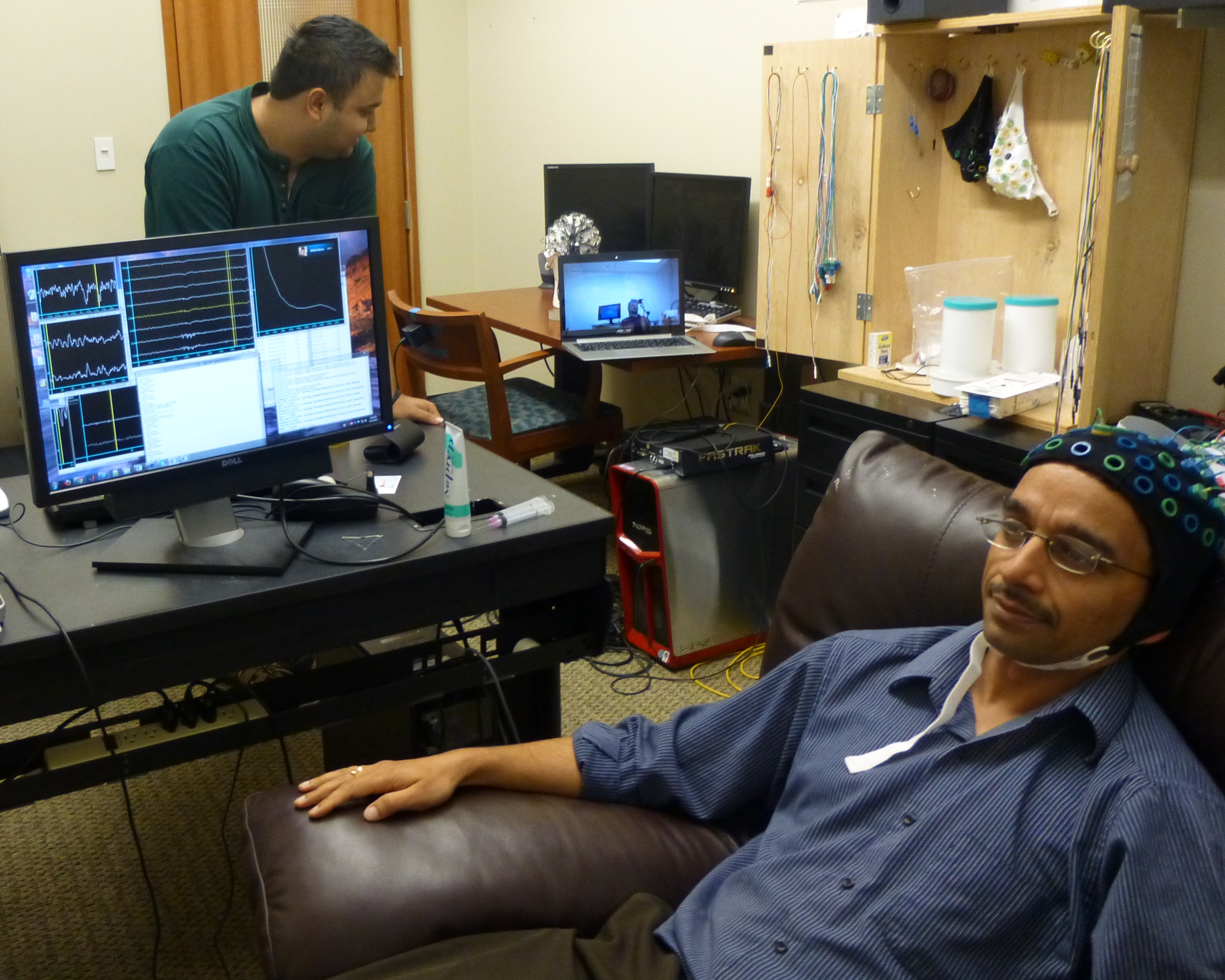 EEG set up