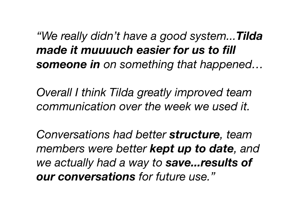 Tilda-CSCW