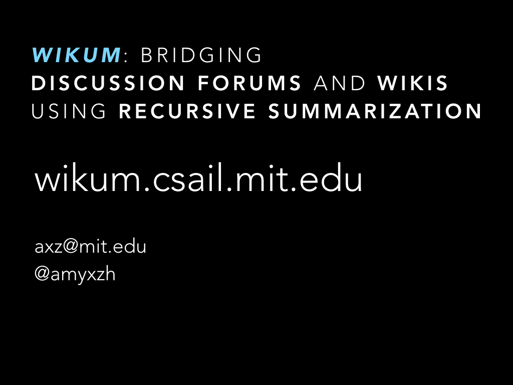 Wikum-CSCW