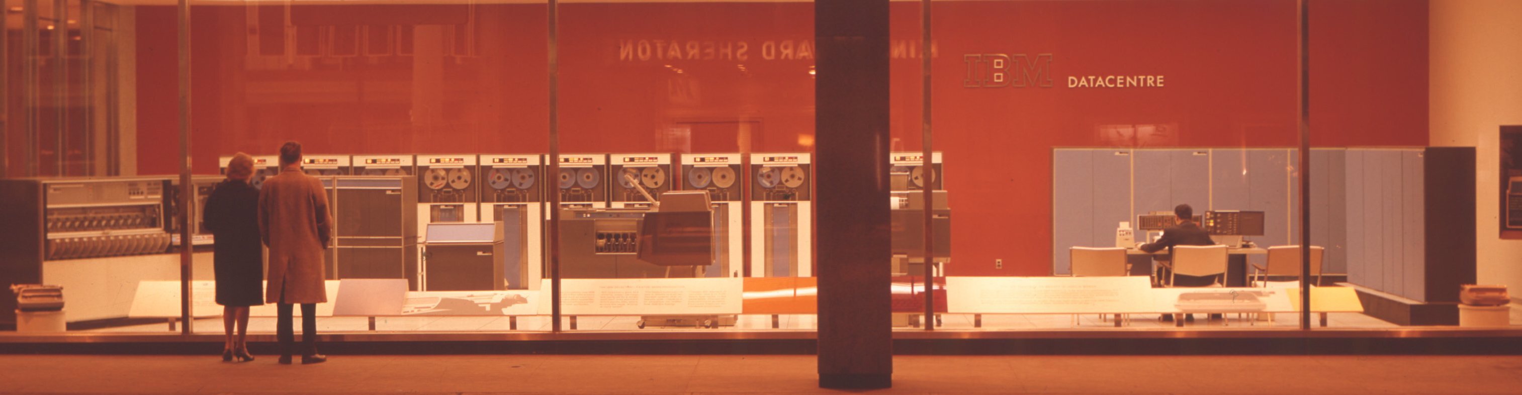 Photogram of an IBM store front, Tronto, 1963