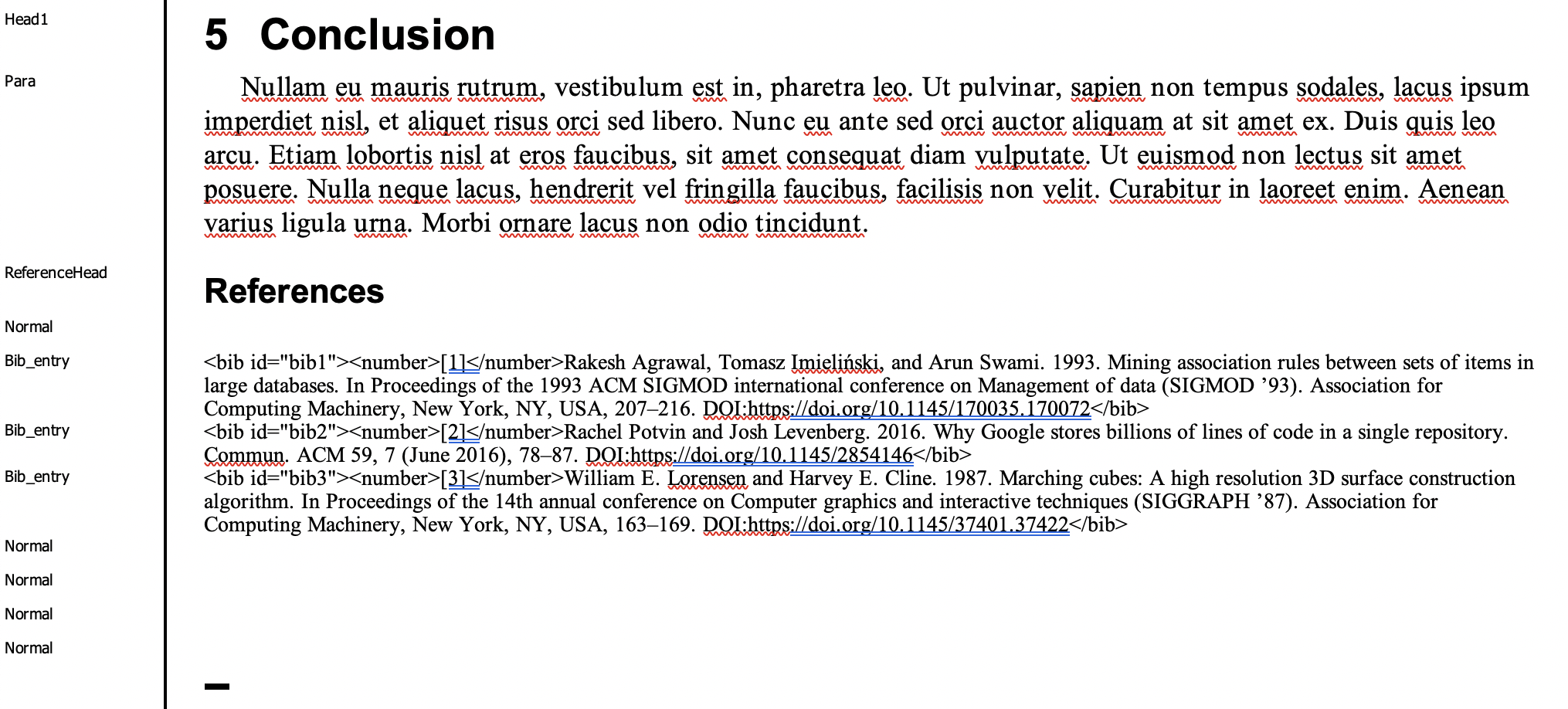 marking endnote citations intext