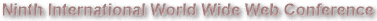 WWW9 Conference logo
